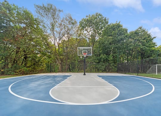 Community Sports Court at Heights at Marlborough Apartments located in Marlborough, MA.