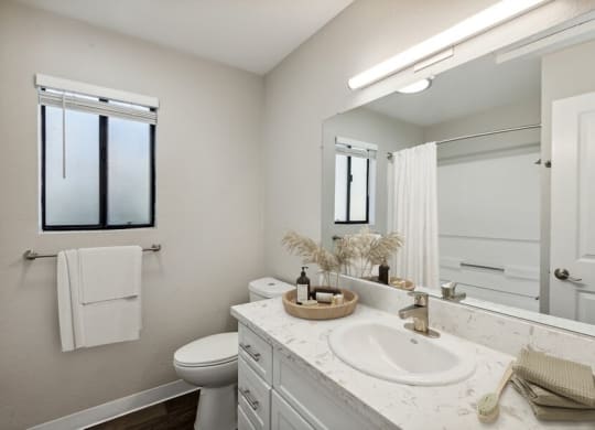 Model bathroom