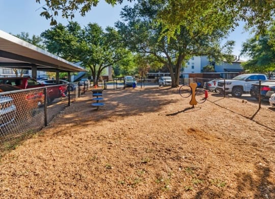 Dog park at Cobblestone, Arlington, TX