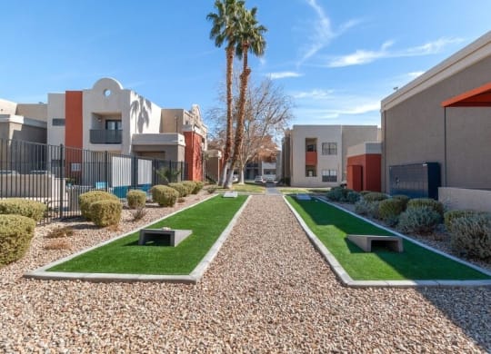 Community cornhole courts