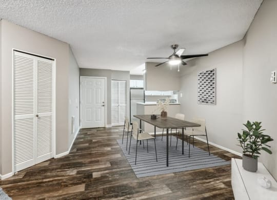 Model dining room