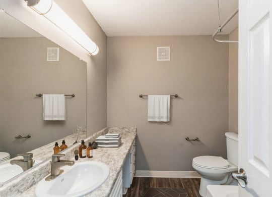 Model bathroom