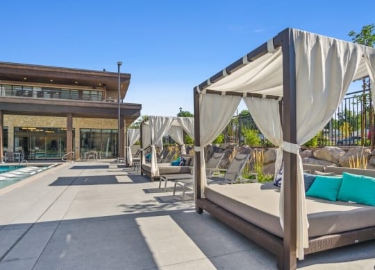 Cabana bed loungers