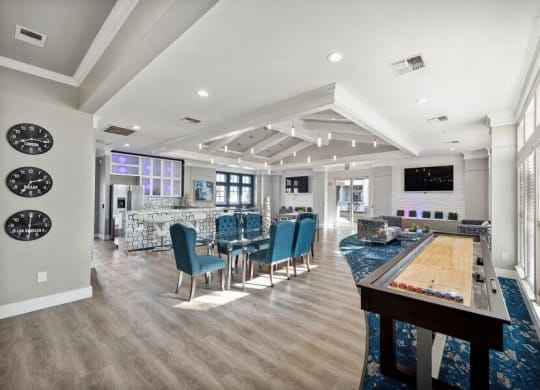 Clubhouse game room