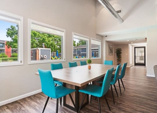 Clubhouse dining area