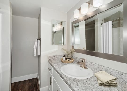 Model bathroom