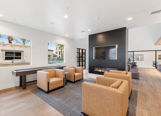 Open space lounge area