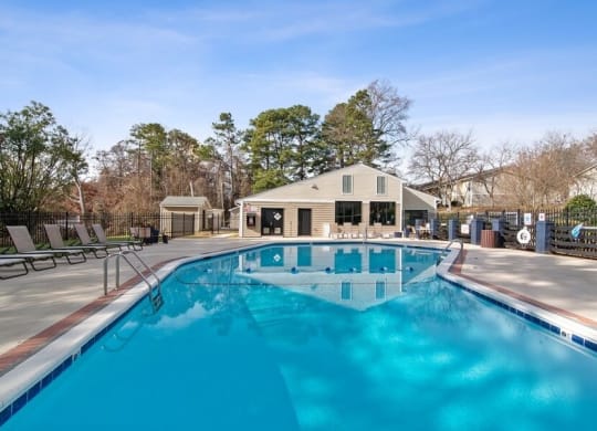 Swimming pool and pool deck