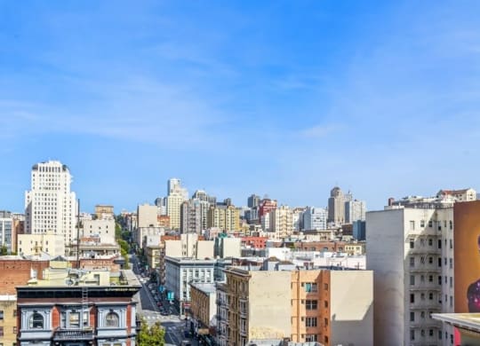 View of downtown SF