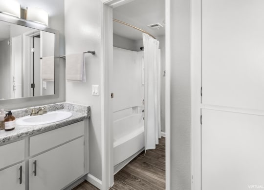 Model bathroom