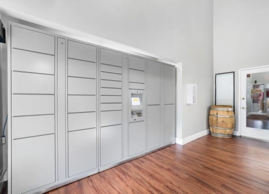 Package receiving lockers