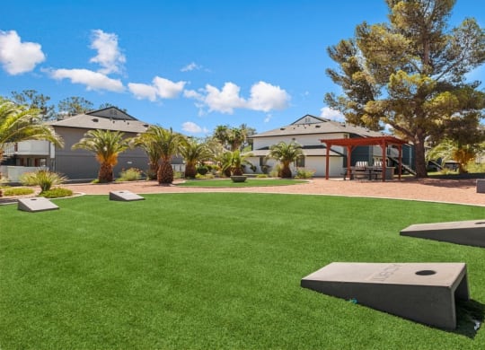Outdoor community game area