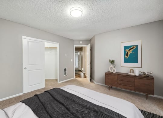Model primary bedroom
