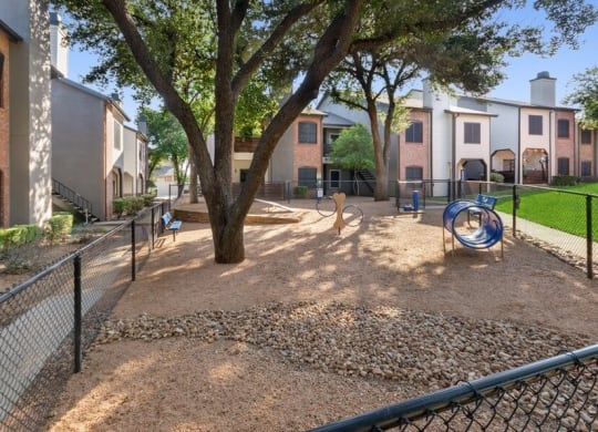 Dog park with agility equipment