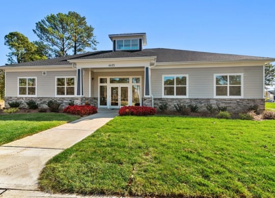 Building exterior and landscaping