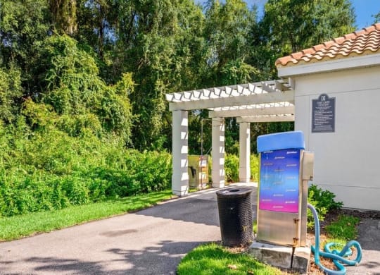 Community clubhouse entrance