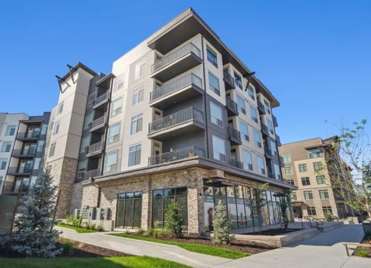 Apartment building exterior