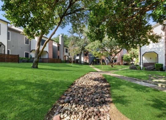 Community walking path