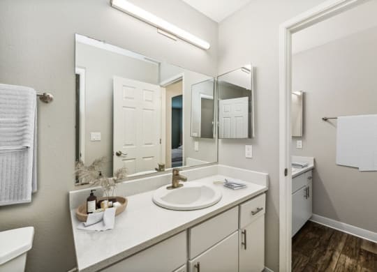 Model primary bathroom