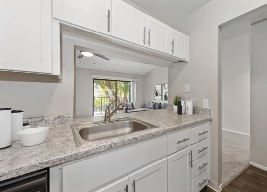 Model apartment kitchen at Verona Park, Mesa, AZ