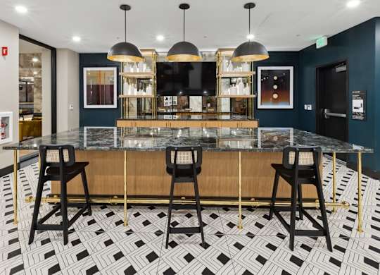 Community kitchen bar