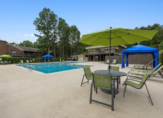 Swimming pool near clubhouse