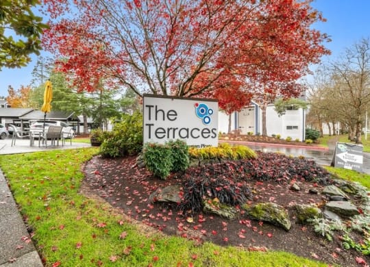 Property entrance sign