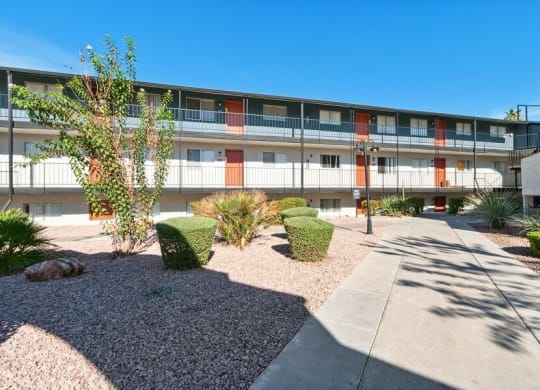 Apartment building exterior