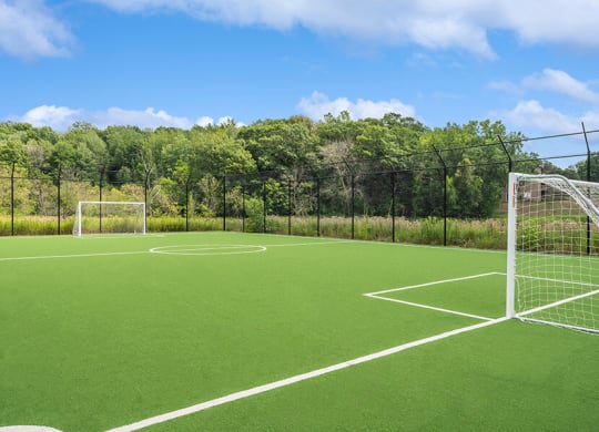 Community Soccer Field with Nets at Elevate on Parkway Apartments, Burnsville, MN, 55337 