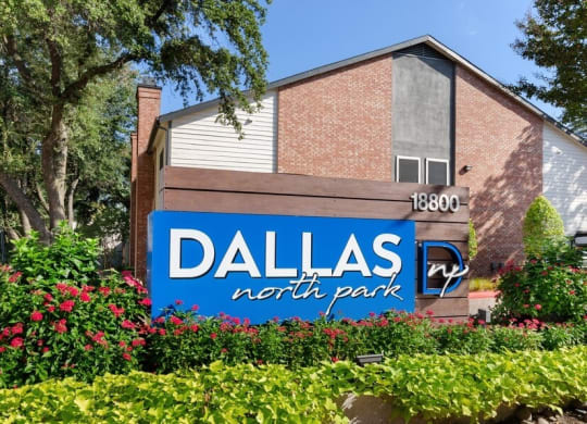 Property entrance sign