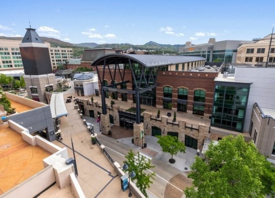 View of Gateway mall from apartment
