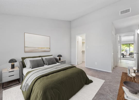 Model apartment bedroom at Verona Park, Arizona, 85210