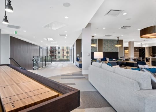 Modern community lounge space
