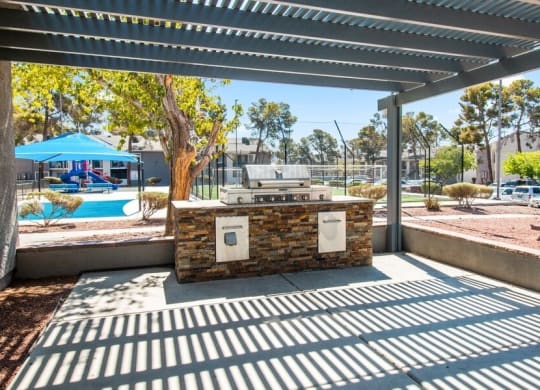 BBQ area