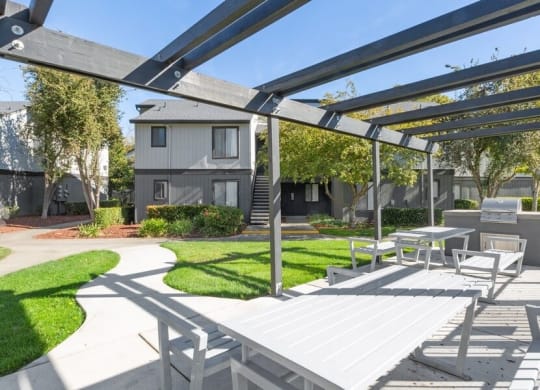 Community grills and picnic area