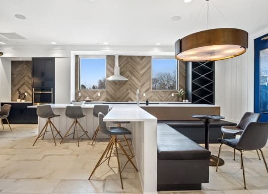 Modern community kitchen area