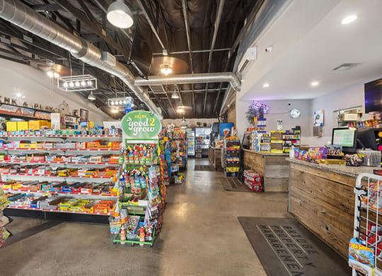 Community Market Store at Saratoga Ridge Apartments located in North Phoenix, AZ.