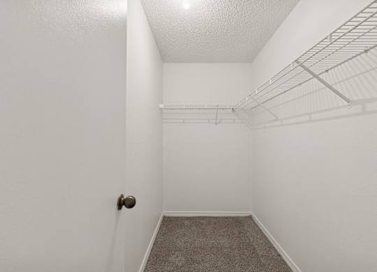 Model closet at Northlake Apartments in Jacksonville, FL