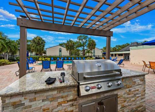 BBQ grill at Oasis at Bayside Apartments in Largo, FL