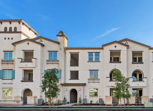 Apartment building exterior