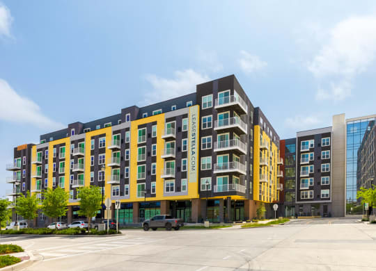 Apartment building exterior