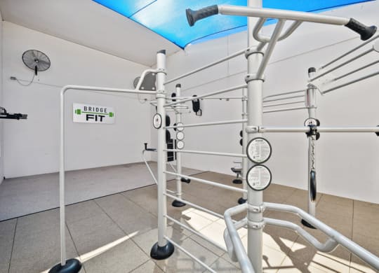 Outdoor fitness center