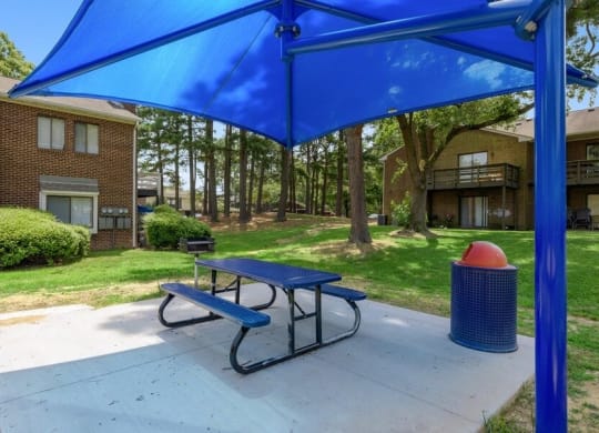 Covered picnic area