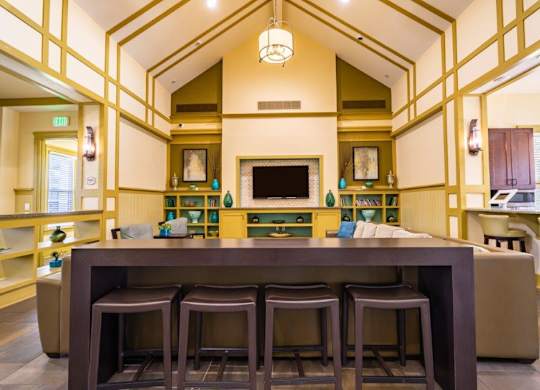 Leasing office interior at Bridges at Crosstown in Tampa, FL