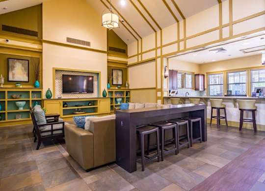 Leasing office interior at Bridges at Crosstown in Tampa, FL