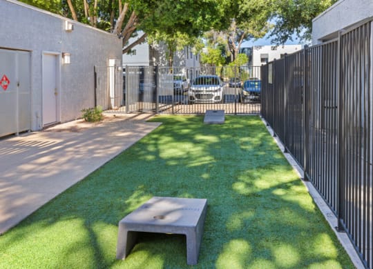 Cornhole game area