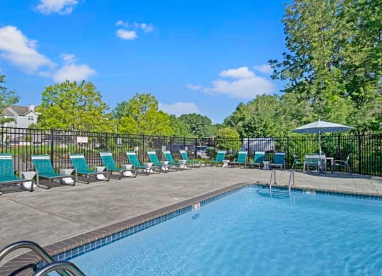our apartments showcase a swimming pool