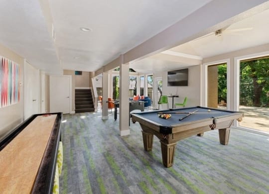 Clubhouse game room