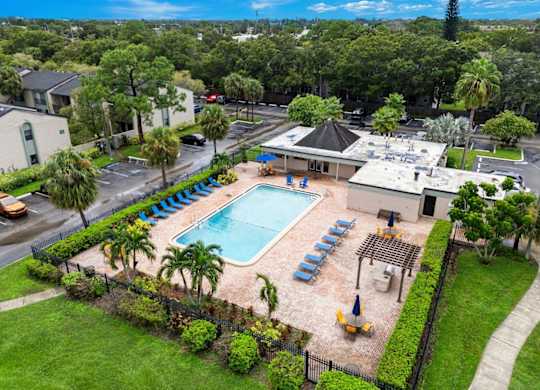 swimming pool at Oasis at Bayside Apartments in Largo, FL