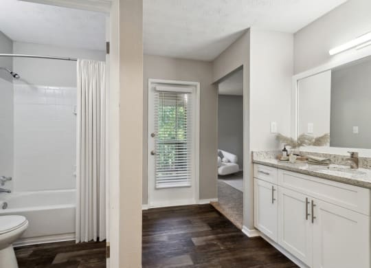 Model apartment bathroom